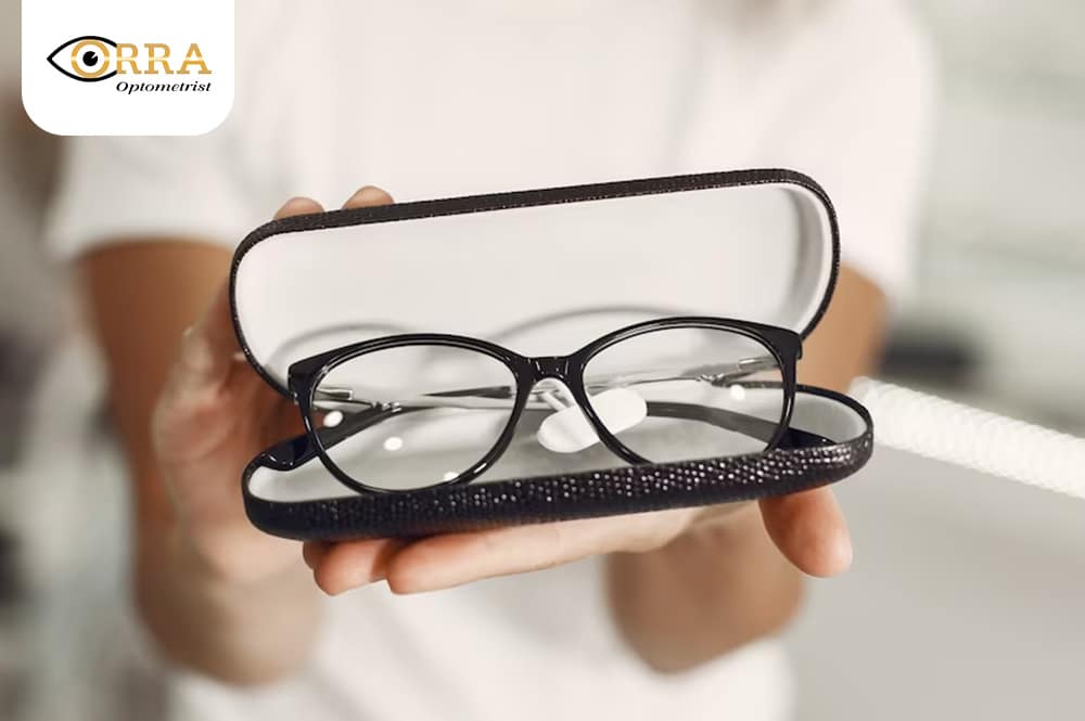 กล่องแว่นตาป้องกันความเสียหายต่อแว่นและเลนส์โปรเกรสซีฟ