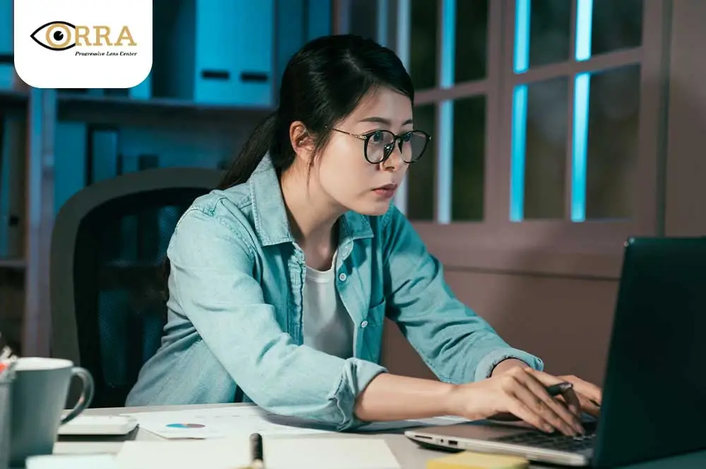 เลนส์ออโต้ ป้องกันแสงสีฟ้า