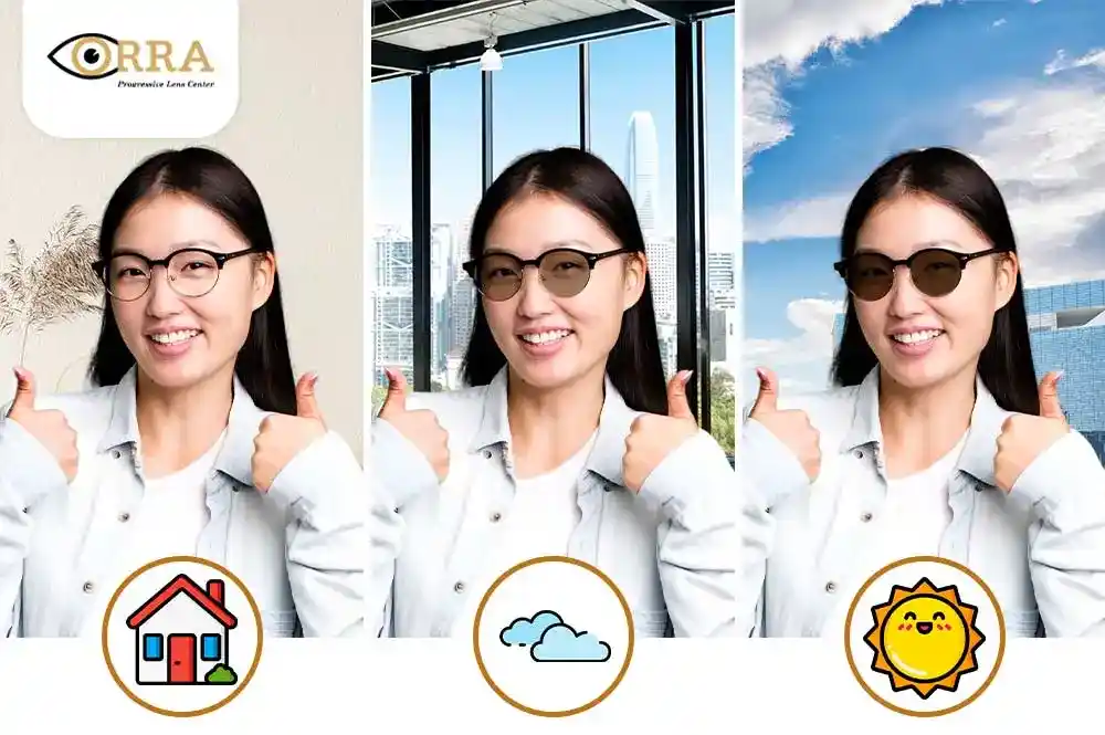 แว่นสายตากันแดด แบบออโต้