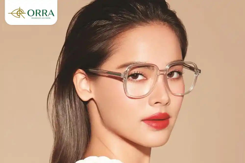 กรอบแว่นสายตาสวย เหลี่ยม