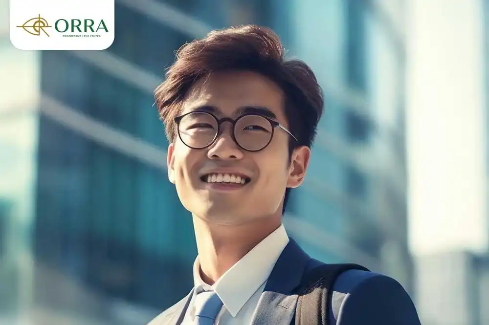 เห็นภาพซ้อน แก้ด้วยแว่นโปรเกรสซีฟ