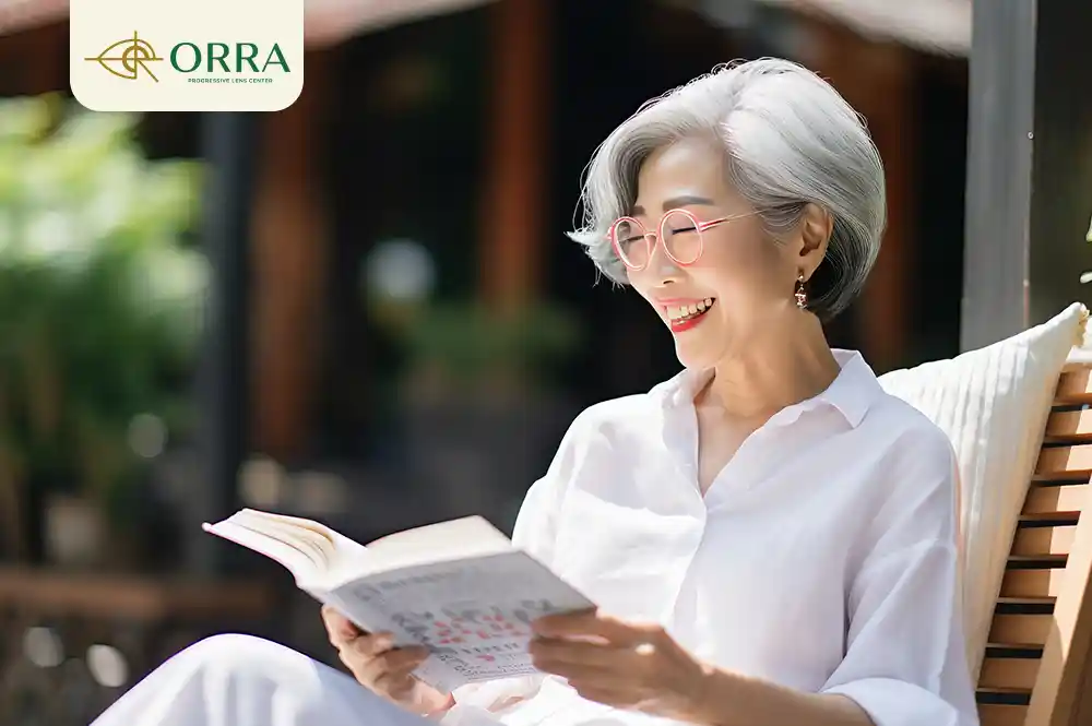 แว่นโปรเกรสซีฟต้อง อ่านหนังสือ