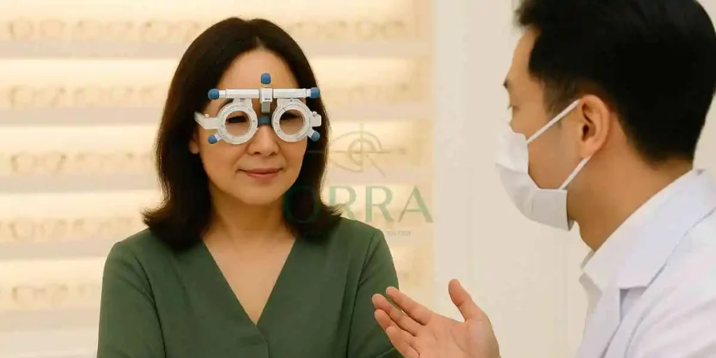 กรอบแว่นทันสมัยที่เหมาะสำหรับผู้มีสายตายาวและต้องการเสริมบุคลิก