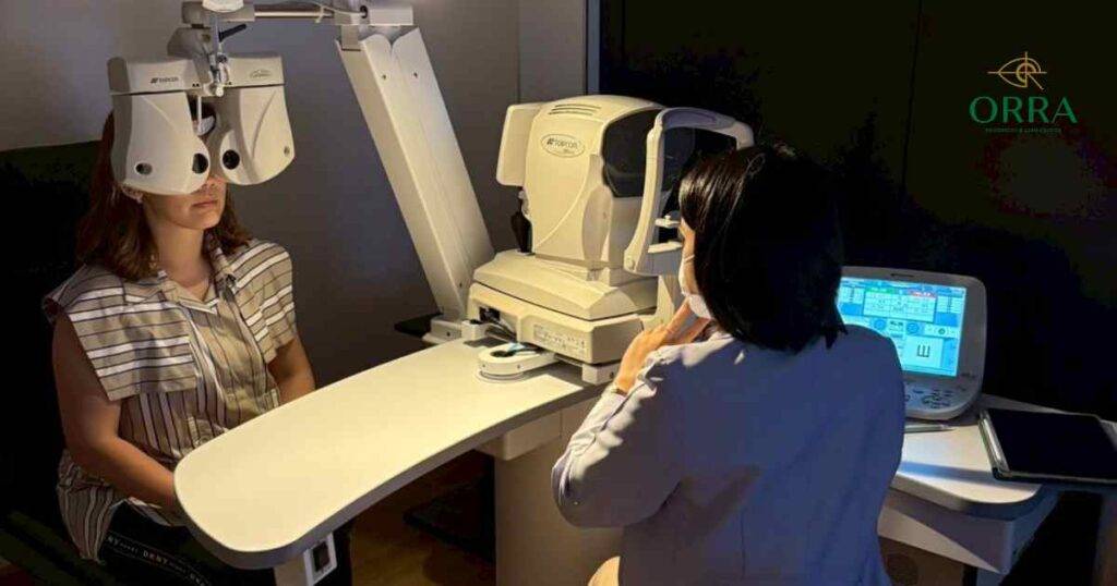 ตรวจสายตากับนักทัศนมาตร